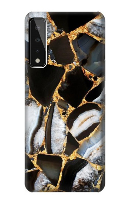 S3419 Gold Marble Graphic Print Case Cover Custodia per LG Stylo 7 5G