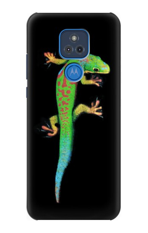 S0125 Green Madagascan Gecko Case Cover Custodia per Motorola Moto G Play (2021)