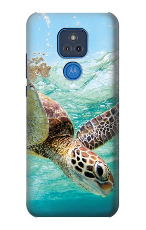 S1377 Ocean Sea Turtle Case Cover Custodia per Motorola Moto G Play (2021)