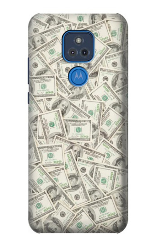S2077 Money Dollar Banknotes Case Cover Custodia per Motorola Moto G Play (2021) S2077 Money Dollar Banknotes Case Cover Custodia per Motorola Moto G Play (2021)