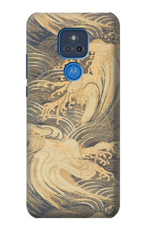 S2680 Japan Art Obi With Stylized Waves Case Cover Custodia per Motorola Moto G Play (2021)