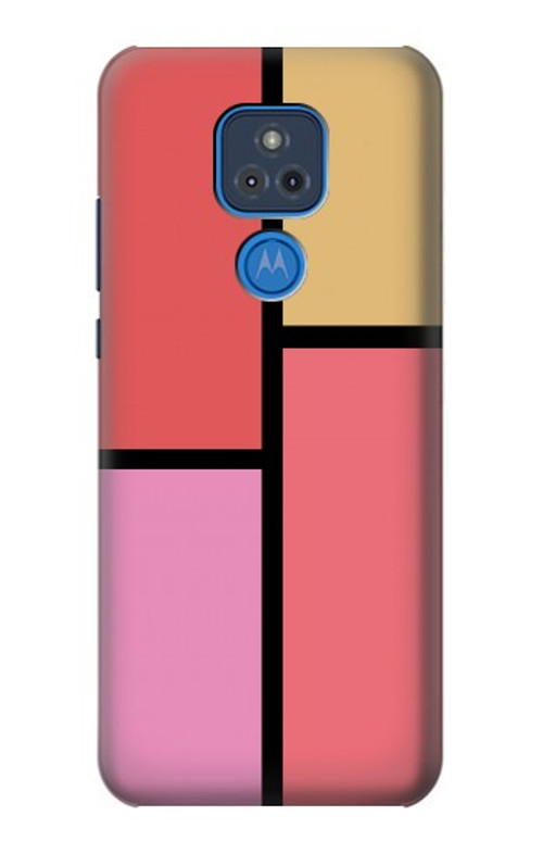 S2795 Cheek Palette Color Case Cover Custodia per Motorola Moto G Play (2021)