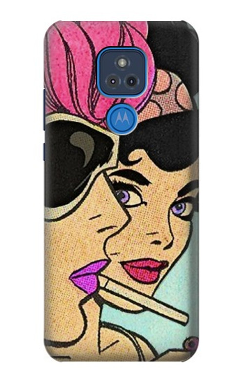 S3171 Girls Pop Art Case Cover Custodia per Motorola Moto G Play (2021)