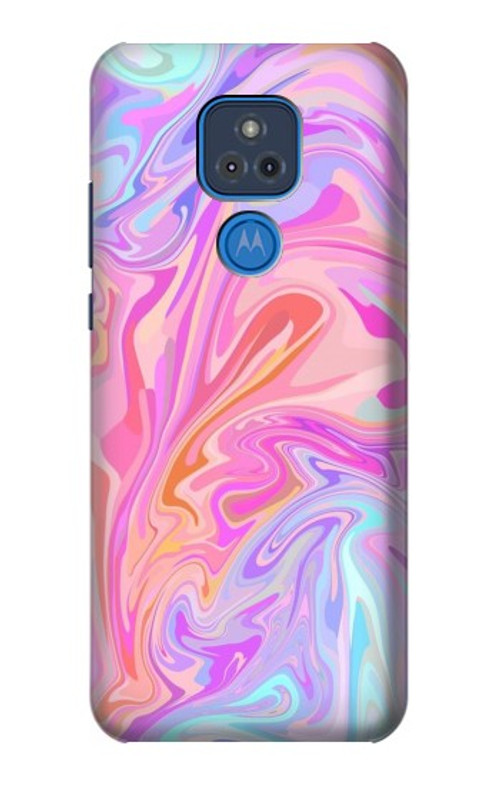 S3444 Digital Art Colorful Liquid Case Cover Custodia per Motorola Moto G Play (2021)