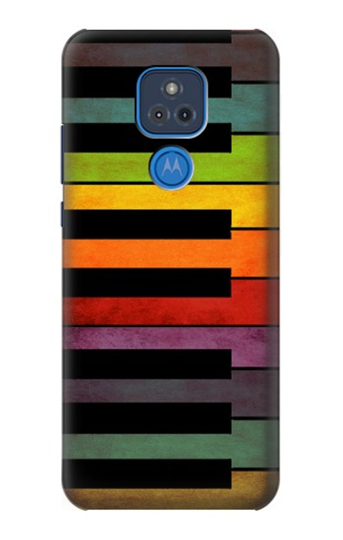 S3451 Colorful Piano Case Cover Custodia per Motorola Moto G Play (2021)