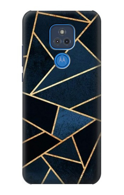 S3479 Navy Blue Graphic Art Case Cover Custodia per Motorola Moto G Play (2021)