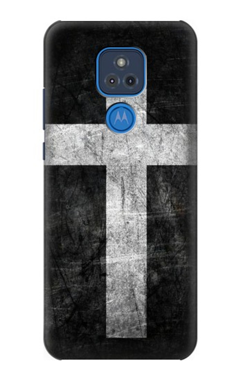 S3491 Christian Cross Case Cover Custodia per Motorola Moto G Play (2021)