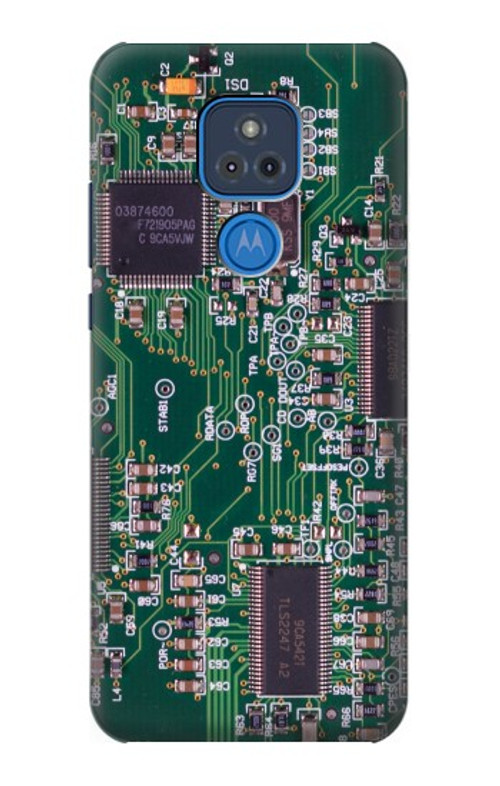 S3519 Electronics Circuit Board Graphic Case Cover Custodia per Motorola Moto G Play (2021)