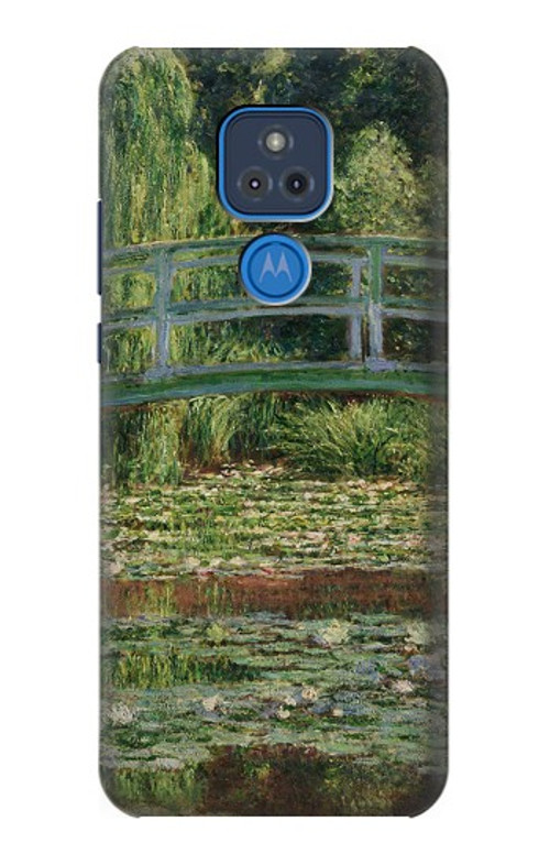 S3674 Claude Monet Footbridge and Water Lily Pool Case Cover Custodia per Motorola Moto G Play (2021)