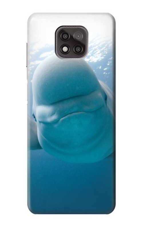 S1801 Beluga Whale Smile Whale Case Cover Custodia per Motorola Moto G Power (2021)