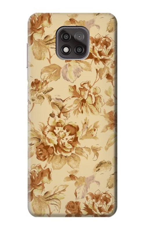 S2180 Flower Floral Vintage Pattern Case Cover Custodia per Motorola Moto G Power (2021)
