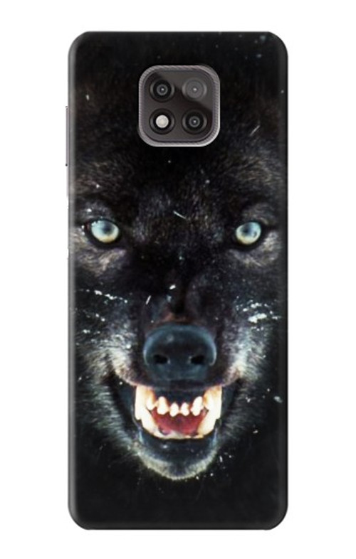 S2823 Black Wolf Blue Eyes Face Case Cover Custodia per Motorola Moto G Power (2021) S2823 Black Wolf Blue Eyes Face Case Cover Custodia per Motorola Moto G Power (2021)