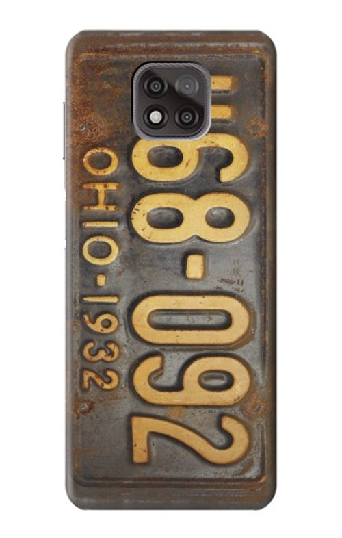 S3228 Vintage Car License Plate Case Cover Custodia per Motorola Moto G Power (2021)