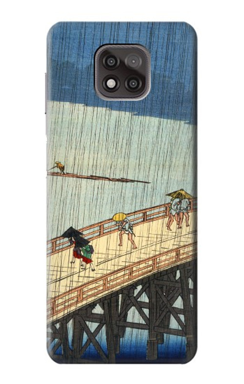 S3347 Utagawa Hiroshige Sudden shower Case Cover Custodia per Motorola Moto G Power (2021)