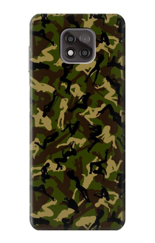 S3356 Sexy Girls Camo Camouflage Case Cover Custodia per Motorola Moto G Power (2021)