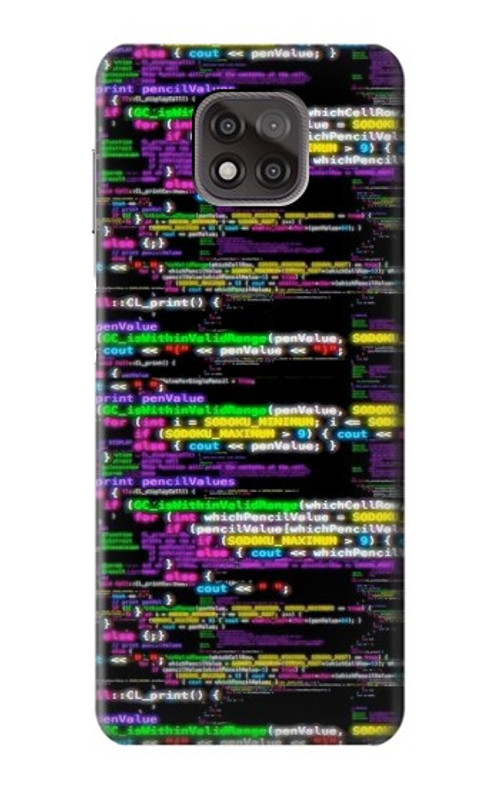 S3420 Coding Programmer Case Cover Custodia per Motorola Moto G Power (2021)