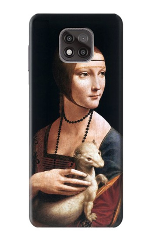 S3471 Lady Ermine Leonardo da Vinci Case Cover Custodia per Motorola Moto G Power (2021)