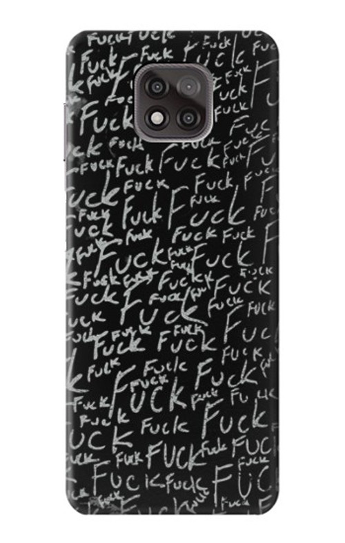 S3478 Funny Words Blackboard Case Cover Custodia per Motorola Moto G Power (2021)