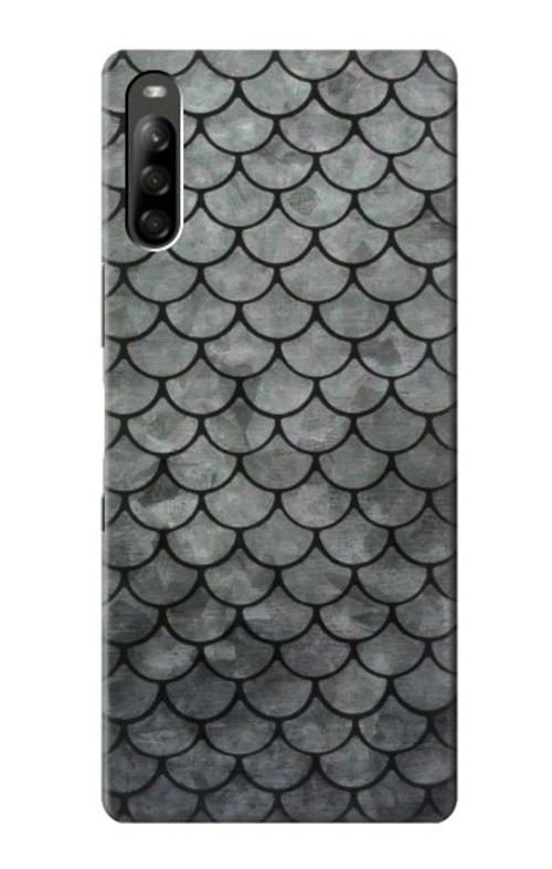 S2950 Silver Fish Scale Case Cover Custodia per Sony Xperia L5