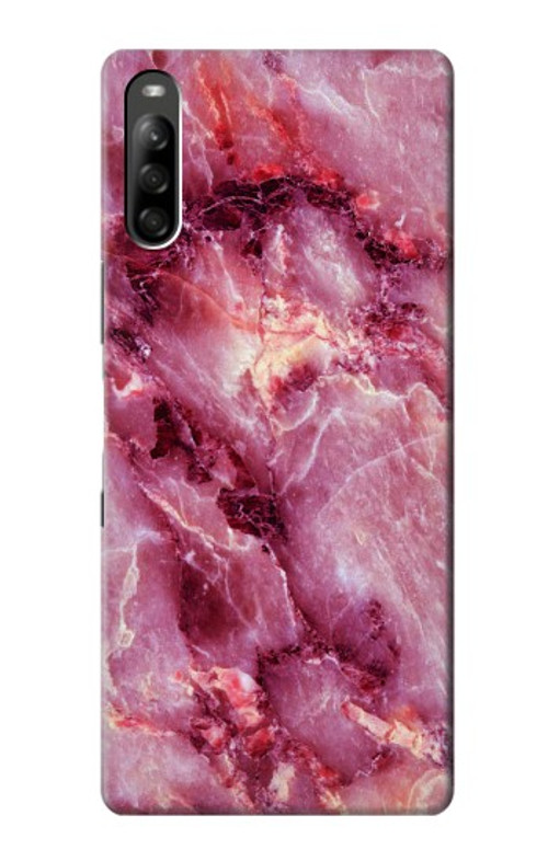 S3052 Pink Marble Graphic Printed Case Cover Custodia per Sony Xperia L5