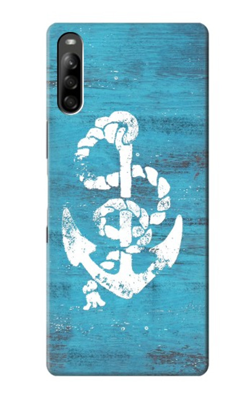 S3053 Marine Anchor Blue Case Cover Custodia per Sony Xperia L5