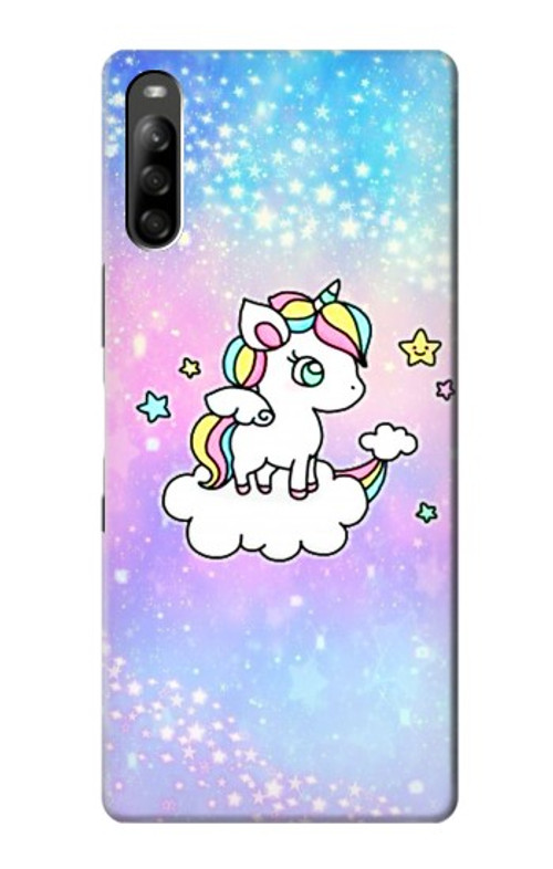 S3256 Cute Unicorn Cartoon Case Cover Custodia per Sony Xperia L5