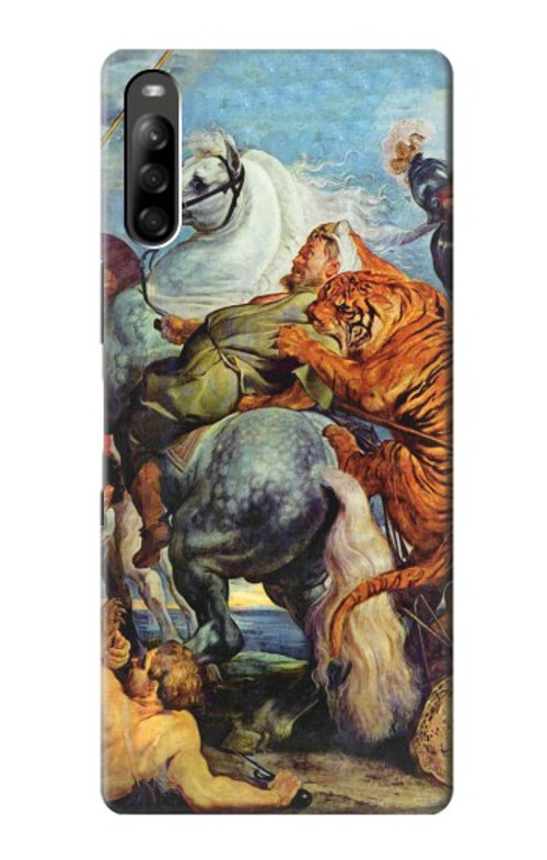 S3331 Peter Paul Rubens Tiger und Lowenjagd Case Cover Custodia per Sony Xperia L5