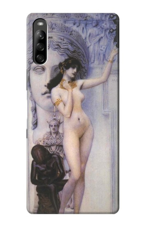 S3353 Gustav Klimt Allegory of Sculpture Case Cover Custodia per Sony Xperia L5