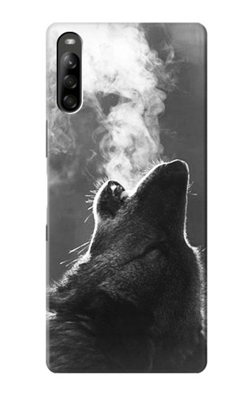 S3505 Wolf Howling Case Cover Custodia per Sony Xperia L5
