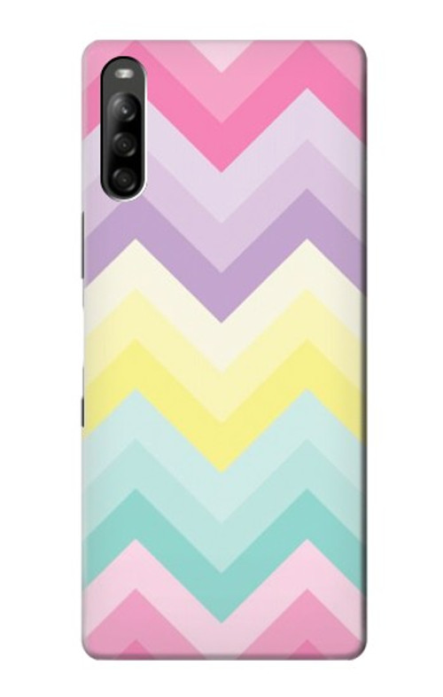 S3514 Rainbow Zigzag Case Cover Custodia per Sony Xperia L5