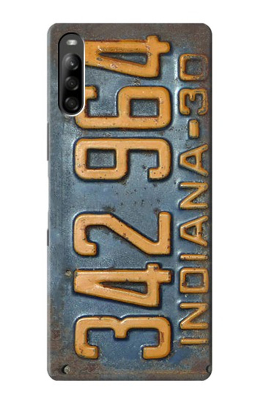 S3750 Vintage Vehicle Registration Plate Case Cover Custodia per Sony Xperia L5