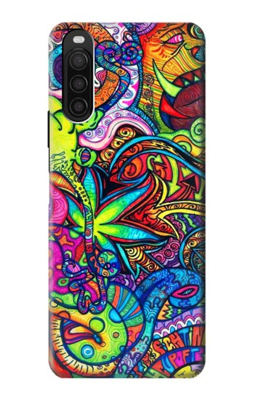 S3255 Colorful Art Pattern Case Cover Custodia per Sony Xperia 10 III