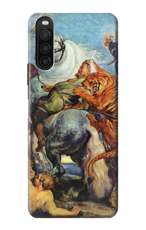 S3331 Peter Paul Rubens Tiger und Lowenjagd Case Cover Custodia per Sony Xperia 10 III