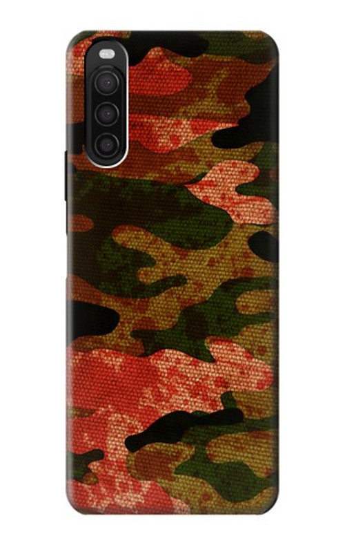 S3393 Camouflage Blood Splatter Case Cover Custodia per Sony Xperia 10 III