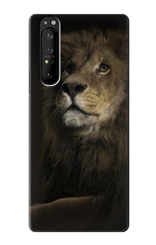 S0472 Lion Case Cover Custodia per Sony Xperia 1 III