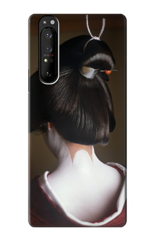 S1337 Japan Geisha Neck Case Cover Custodia per Sony Xperia 1 III