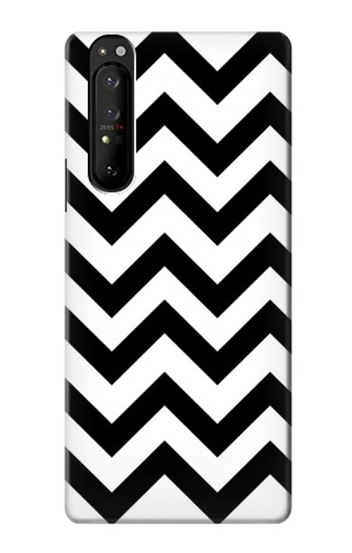 S1613 Chevron Zigzag Case Cover Custodia per Sony Xperia 1 III