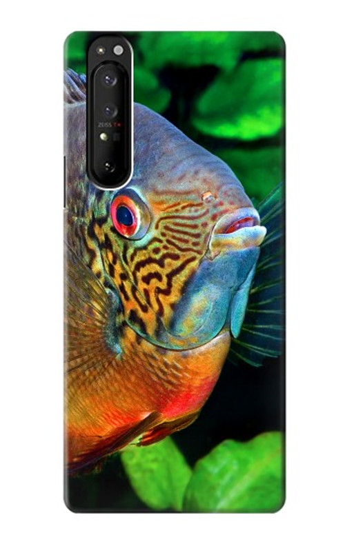S1812 Cichlid Fish Case Cover Custodia per Sony Xperia 1 III S1812 Cichlid Fish Case Cover Custodia per Sony Xperia 1 III