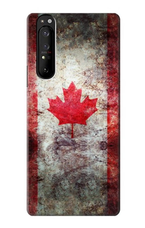 S2490 Canada Maple Leaf Flag Texture Case Cover Custodia per Sony Xperia 1 III S2490 Canada Maple Leaf Flag Texture Case Cover Custodia per Sony Xperia 1 III