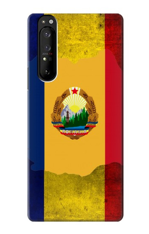 S3021 Romania Flag Case Cover Custodia per Sony Xperia 1 III S3021 Romania Flag Case Cover Custodia per Sony Xperia 1 III