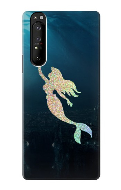 S3250 Mermaid Undersea Case Cover Custodia per Sony Xperia 1 III