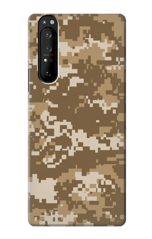 S3294 Army Desert Tan Coyote Camo Camouflage Case Cover Custodia per Sony Xperia 1 III