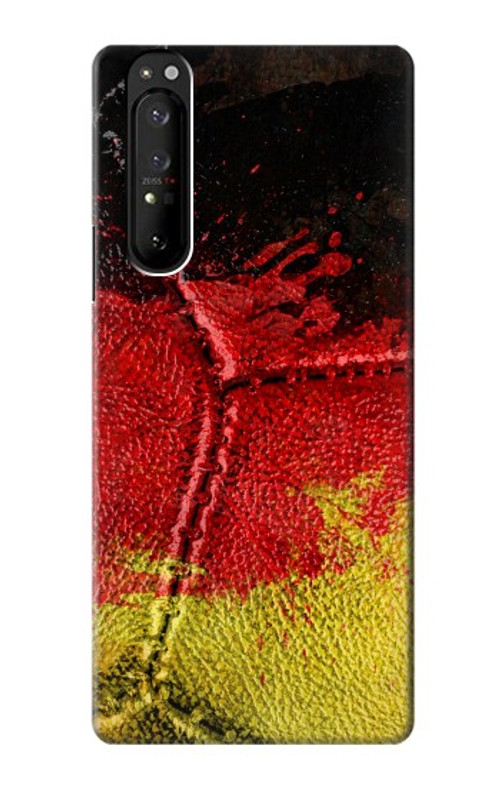 S3303 Germany Flag Vintage Football Graphic Case Cover Custodia per Sony Xperia 1 III