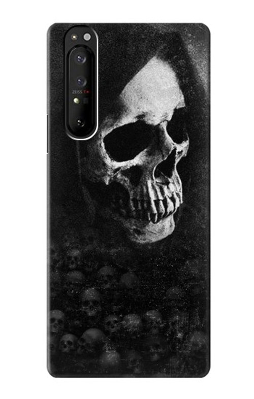 S3333 Death Skull Grim Reaper Case Cover Custodia per Sony Xperia 1 III