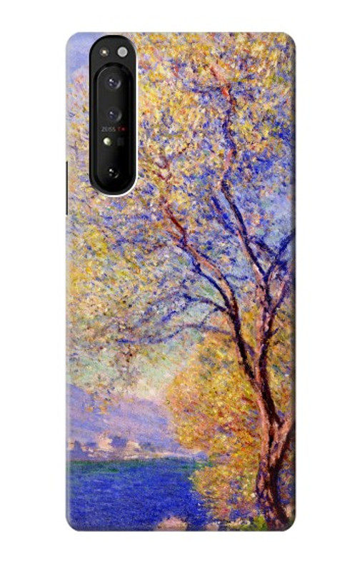 S3339 Claude Monet Antibes Seen from the Salis Gardens Case Cover Custodia per Sony Xperia 1 III S3339 Claude Monet Antibes Seen from the Salis Gardens Case Cover Custodia per Sony Xperia 1 III