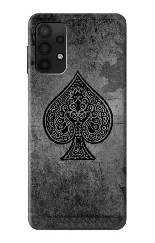 S3446 Black Ace Spade Case Cover Custodia per Samsung Galaxy A32 4G