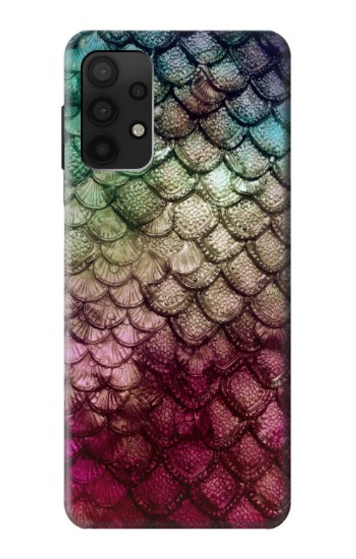 S3539 Mermaid Fish Scale Case Cover Custodia per Samsung Galaxy A32 4G