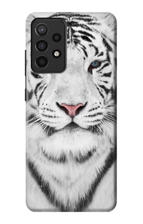 S2553 White Tiger Case Cover Custodia per Samsung Galaxy A52, Galaxy A52 5G