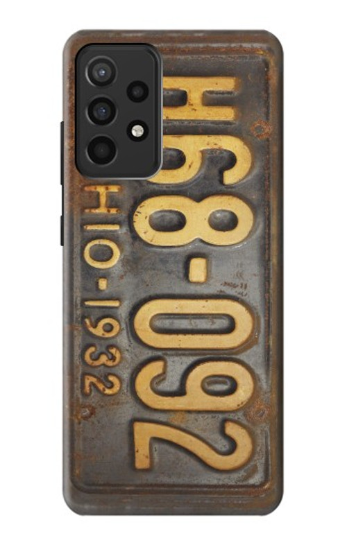 S3228 Vintage Car License Plate Case Cover Custodia per Samsung Galaxy A52, Galaxy A52 5G