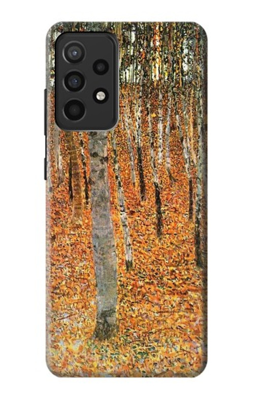 S3380 Gustav Klimt Birch Forest Case Cover Custodia per Samsung Galaxy A52, Galaxy A52 5G